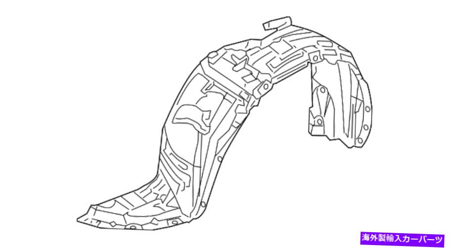 マッドガード 本物のマツダマッドガード右フロントフェンダーB37F-56-130E Genuine Mazda Mud Guard Right Front Fender B37F-56-130E【並行輸入品】