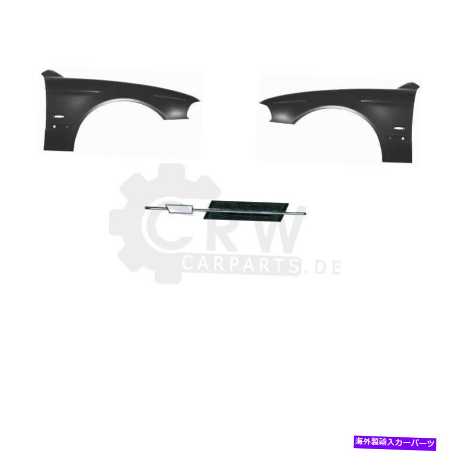 マッドガード BMW E39 95-03のMudguard Fender +インジケータセット（右と左） Mudguard FENDER + Indicator Set (Right and Left) for BMW E39 95-03【並行輸入品】