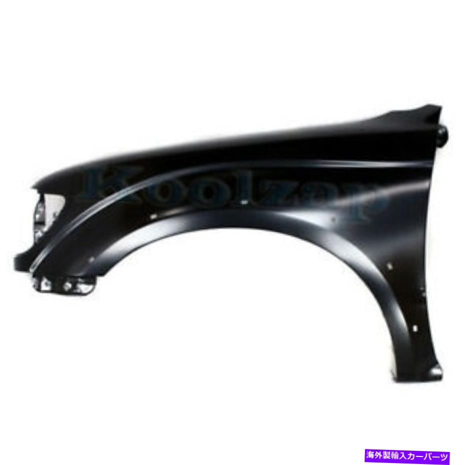 マッドガード 01-04のタコマピックアップフリートサイドフロントフェンダープライミングドライバーサイド For 01-04 Tacoma Pickup Fleetside Front Fender Primed w/Flare Holes Driver Side【並行輸入品】