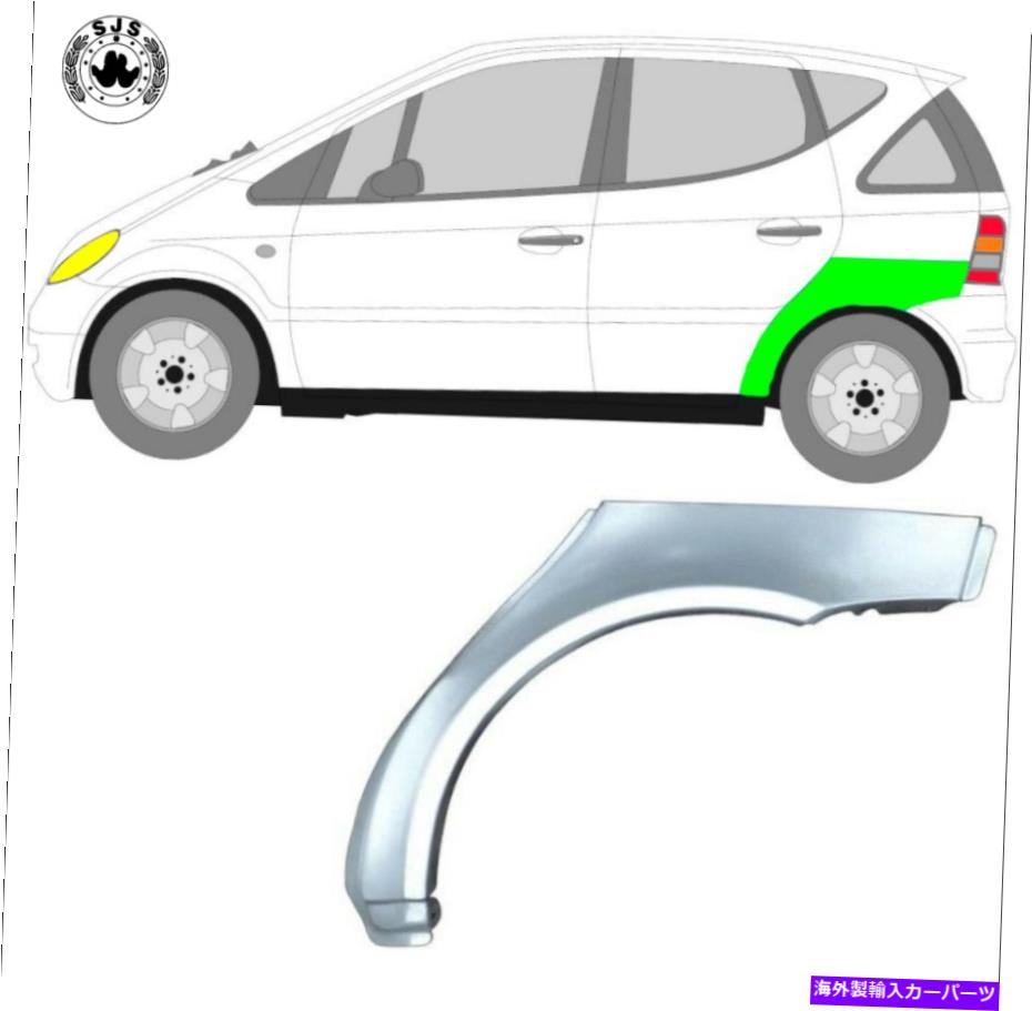 マッドガード ホイールスレッド交換パネルマッドガード/メルセデスAクラスW 168の右 Wheel Thread Replacement Panel Mudguard/Right for Mercedes A-class W 168【並行輸入品】
