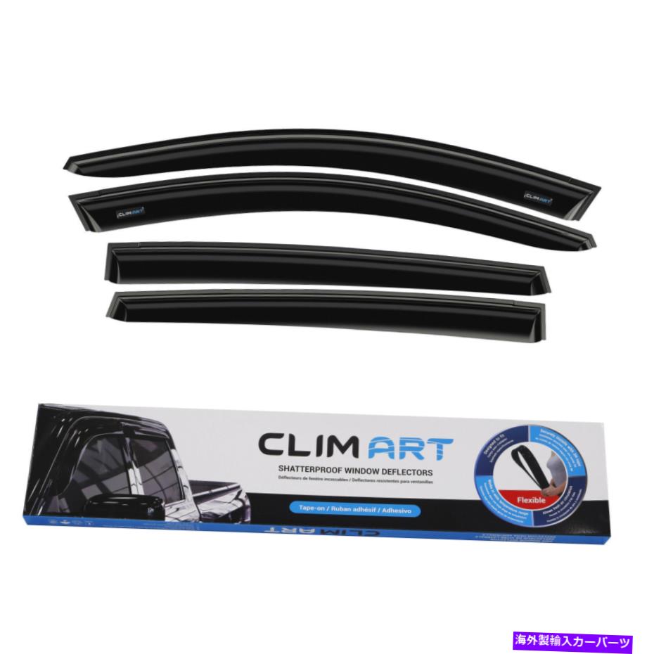 ウィンドウバイザー トヨタRAV4のクライムアートウィンドウサンバイザー2013-2018テープオン4ピース CLIM ART Window Sun visors for Toyota RAV4 2013-2018 Tape-on 4 pieces【並行輸入品】