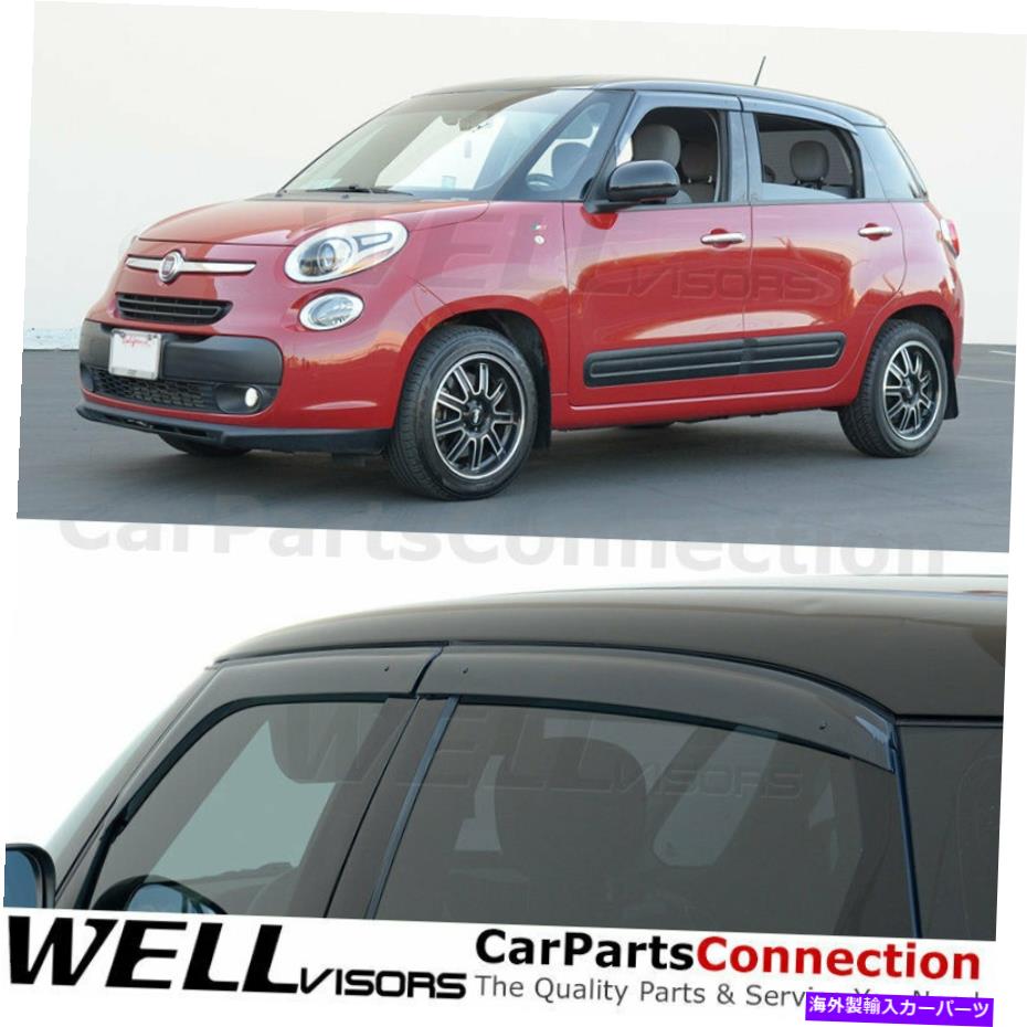 フィアット500C ウィンドディフレクター　美品 アバルト フィアット 純正 FIAT 500C ABARTH チンクエチェント