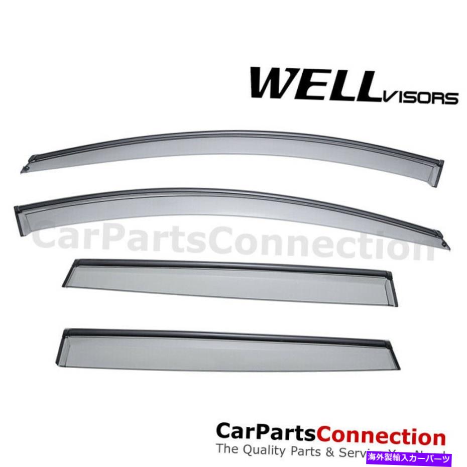 ウィンドウバイザー Wellvisorsウィンドウバイザー10-17フォーボルボXC60サイドディフレクター逸脱者 WellVisors Window Visors 10-17 For Volvo XC60 Side Deflectors Deflectors【並行輸入品】