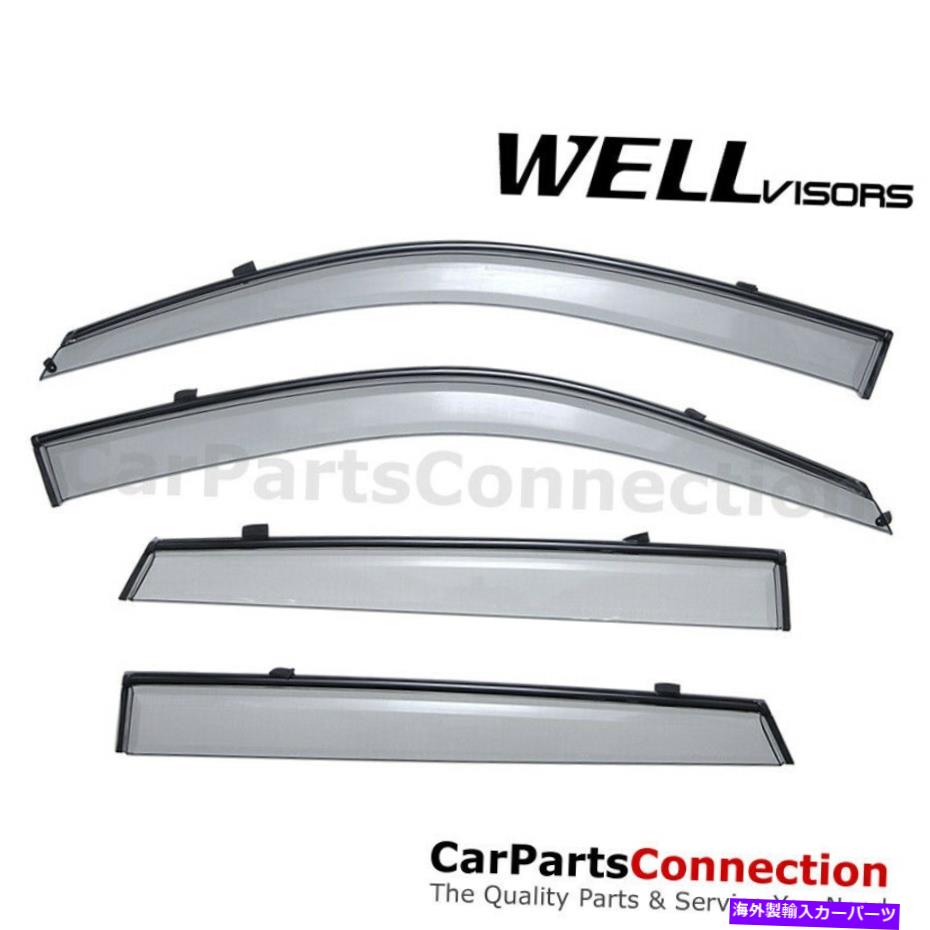 ウィンドウバイザー Wellvisorsウィンドウバイザー05-09ヒュンダイツーソンサンバイザーのディフレクター WellVisors Window Visors 05-09 For Hyundai Tucson Sun Visors Deflectors【並行輸入品】