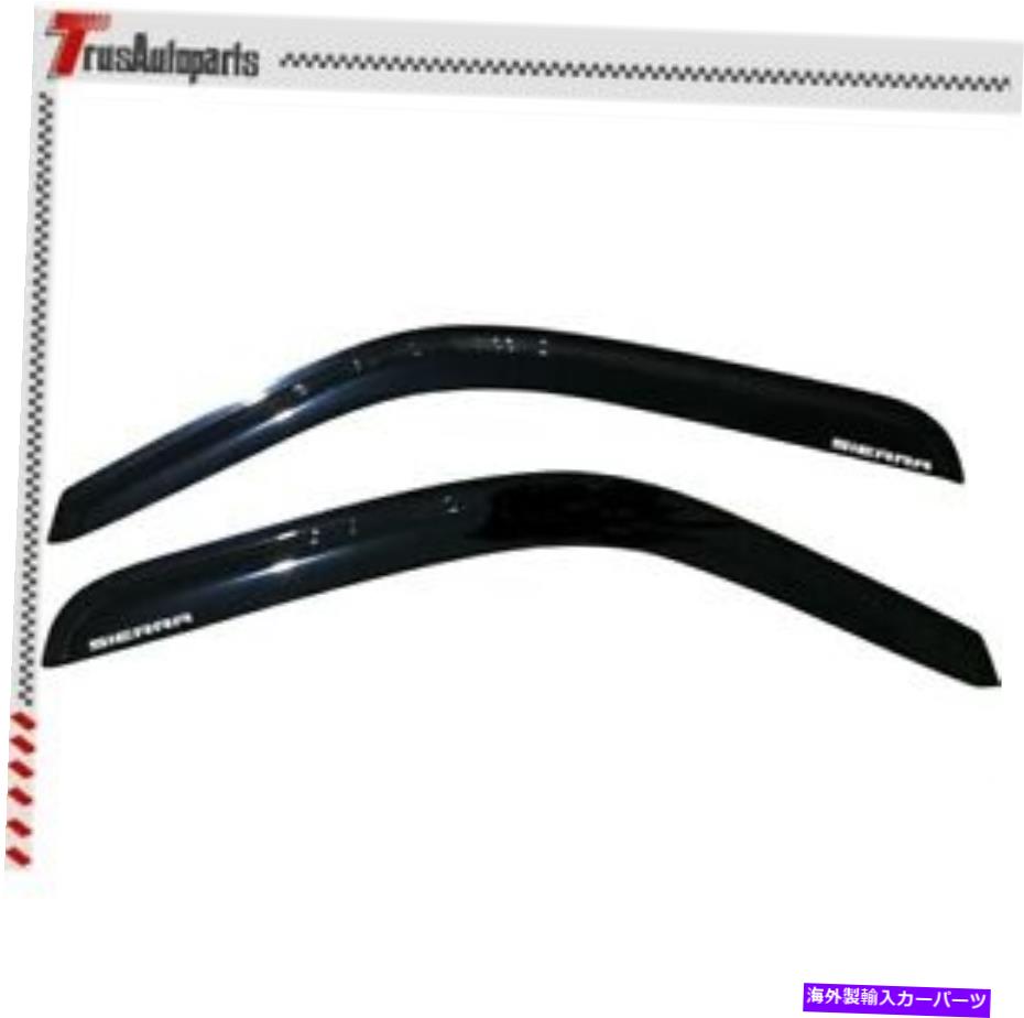 ウィンドウバイザー 99-07 GMC Sierra Standard Cab Smoke Window Viders Rain Deflector Shade Bents For 99-07 GMC Sierra Standard Cab Smoke Window Visors Rain Deflector Shade Vents【並行輸入品】