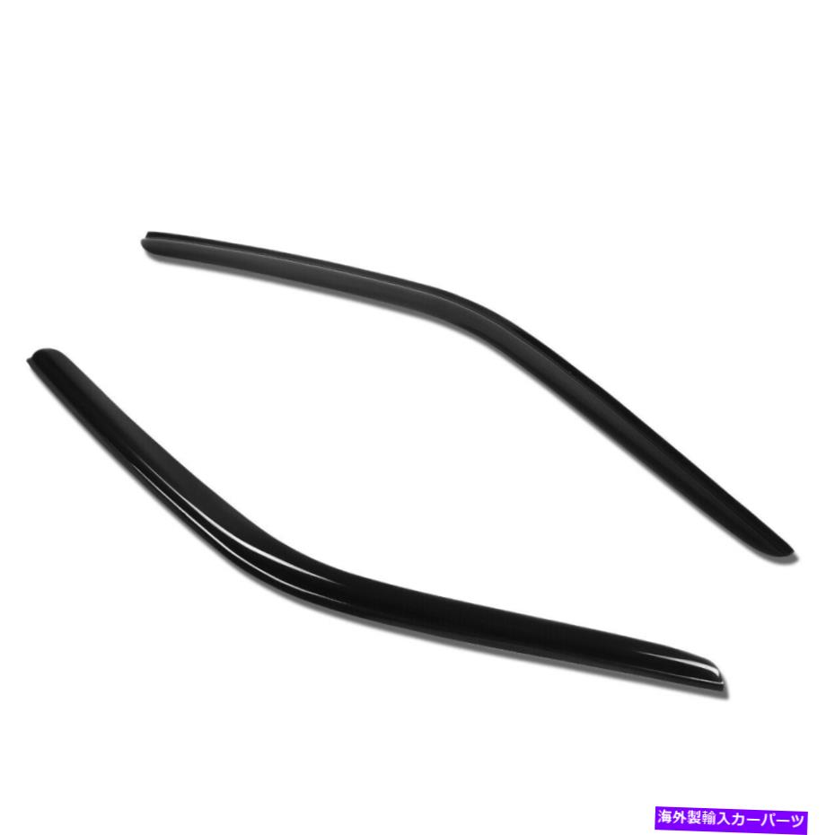ウィンドウバイザー 2PCS ABSウィンドウバイザー08-18ダッジチャレンジャーのベントガードシェードデフレクター 2PCS ABS WINDOW VISORS VENT GUARD SHADE DEFLECTOR FOR 08-18 DODGE CHALLENGER【並行輸入品】