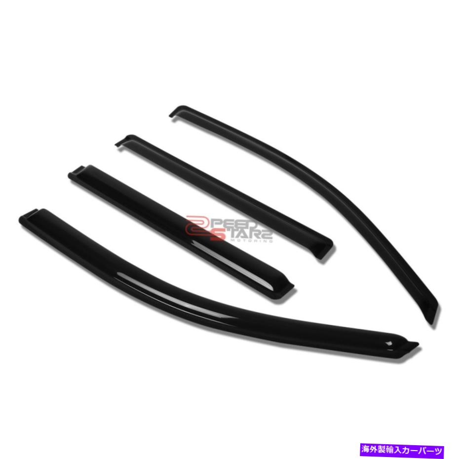 ウィンドウバイザー 15-16のタホ/GMCユーコンはマウントウィンドウの外で喫煙 FOR 15-16 TAHOE/GMC YUKON SMOKED OUTSIDE MOUNT WINDOW VISOR WIND RAIN DEFLECTOR【並行輸入品】