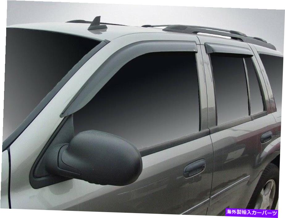 ウィンドウバイザー 2005年から2009年のSaab 9-7xのテープオンベントバイザー Tape-On Vent Visors for 2005 - 2009 Saab 9-7X【並行輸入品】