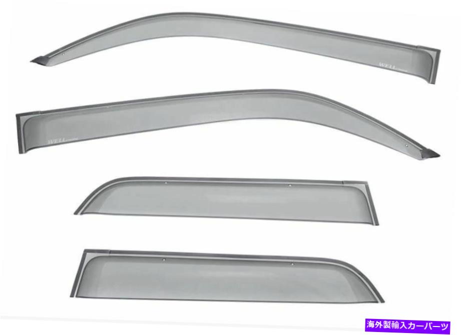 ウィンドウバイザー 2010-2022トヨタ4runnerのWellvisors Window Viders / Deflectors WellVisors Window Visors / Deflectors for 2010-2022 Toyota 4Runner【並行輸入品】