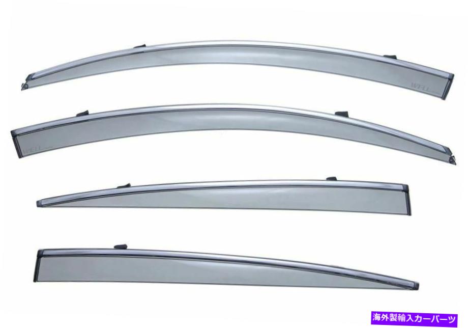 ウィンドウバイザー 06-11 LEXUS GS350 GS430 GS450H GS460のWellvisorsウィンドウバイザー / deflectors WellVisors Window Visors / Deflectors for 06-11 Lexus GS350 GS430 GS450H GS460【並行輸入品】