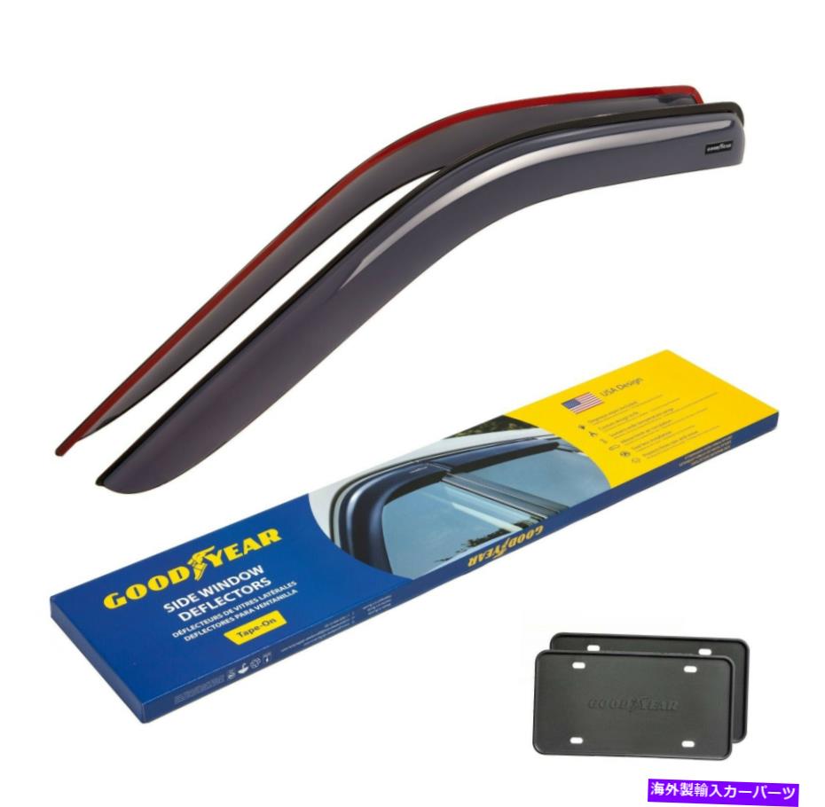 ウィンドウバイザー フォードF250からF750 1999-2016のグッドイヤーウィンドウバイザー Goodyear Window Visor for Ford F250 to F750 1999-2016 Regular Cab Tape-on【並行輸入品】