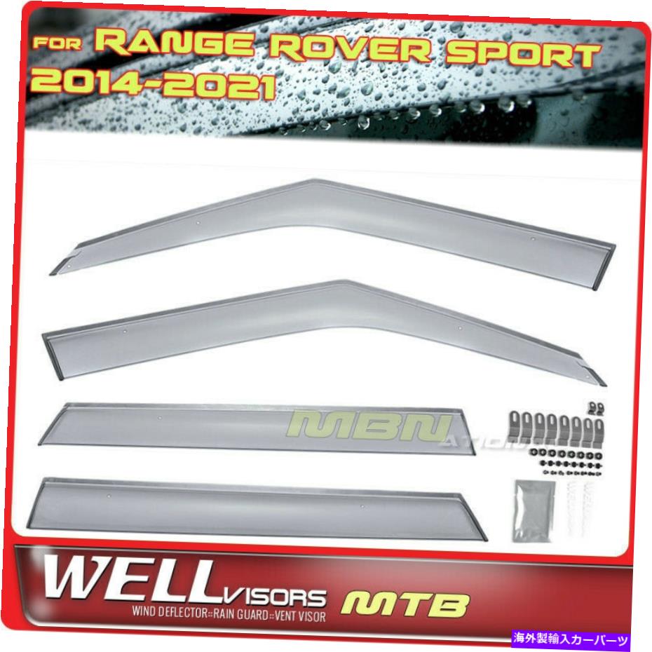 ウィンドウバイザー Wellvisors Windof Deflectorsランドローバーレンジローバースポーツ14-22ウィンドウバイザー Wellvisors Window Deflectors Land Rover Range Rover Sport 14-22 Window Visors【並行輸入品】