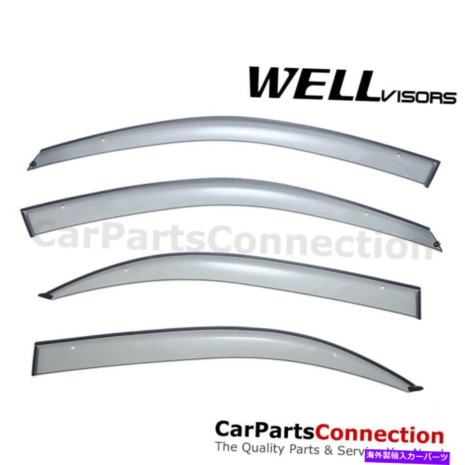 ウィンドウバイザー Hyundai Sonata Sun Visors DeflectorsのためのWellvisorsウィンドウバイザー02-05 WellVisors Window Visors 02-05 For Hyundai Sonata Sun Visors Deflectors【並行輸入品】