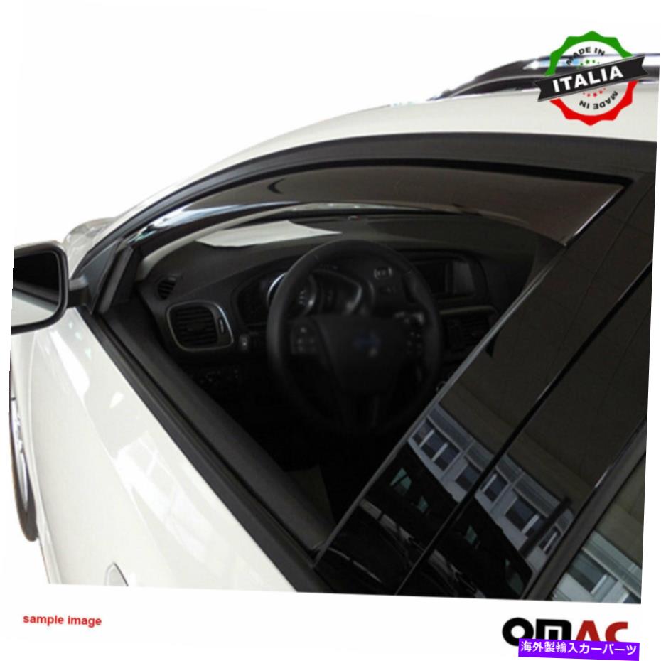 ウィンドウバイザー ウィンドウバイザーベントサンシェードレインガード2PCSフィットBMW 1シリーズE87 HB 2004-2011 Window Visor Vent Sun Shade Rain Guard 2pcs Fits BMW 1 Series E87 HB 2004-2011【並行輸入品】