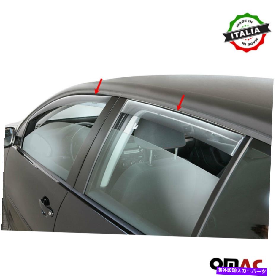 ウィンドウバイザー ウィンドウバイザーベントサンシェードレインガード4PCSフィットBMW X3 F25 2011-2017 Window Visor Vent Sun Shade Rain Guard 4pcs Fits BMW X3 F25 2011-2017【並行輸入品】