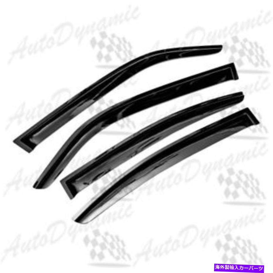 ウィンドウバイザー 2006 2007 2008 2009 2010 Dodge Chargerアクリルウィンドウバイザーレインガード4ps FOR 2006 2007 2008 2009 2010 DODGE CHARGER ACRYLIC WINDOW VISORS RAIN GUARDS 4PS【並行輸入品】