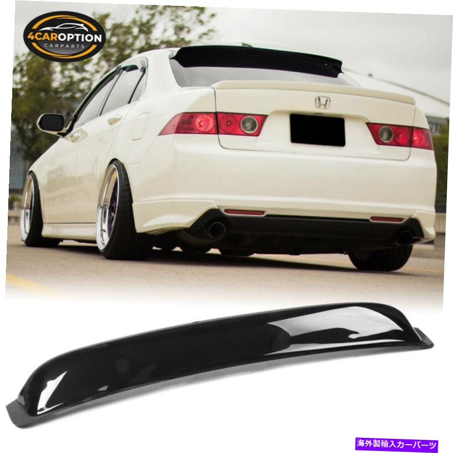 ウィンドウバイザー 96-00ホンダシビッククーペ04-08 ACURA TSXリアウィンドウバイザールーフネタバレ Fits 96-00 Honda Civic Coupe 04-08 Acura TSX Rear Window Visor Roof Spoiler【並行輸入品】