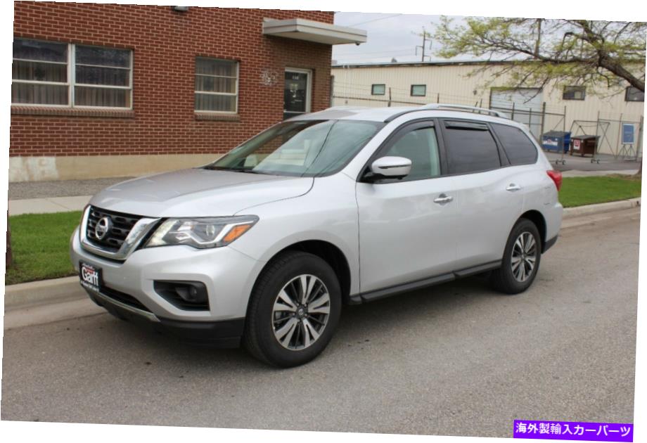 ウィンドウバイザー 日産Pathfinder 2013-2019ウィンドウバイザーがチャネル内に適合します Fits Nissan Pathfinder 2013-2019 Window Visors In-Channel【並行輸入品】