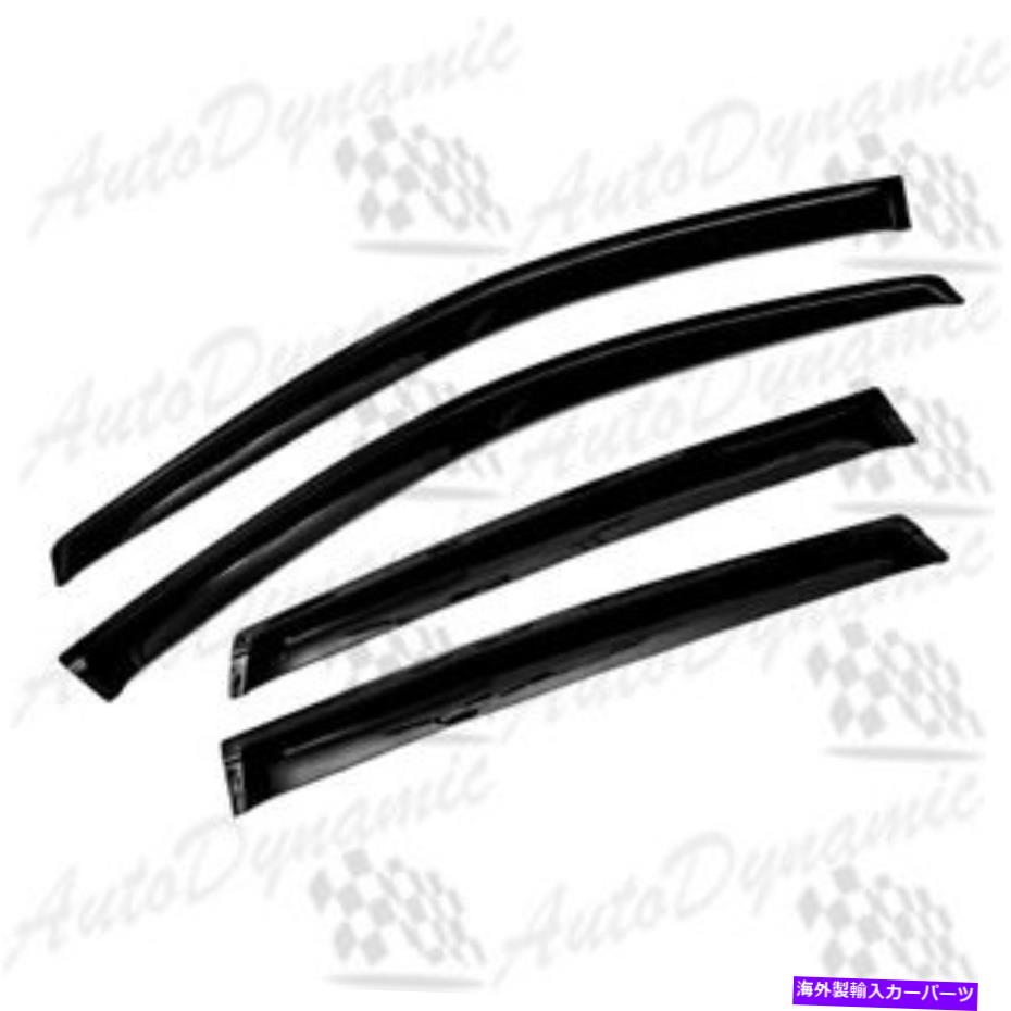 ウィンドウバイザー 2007 2008 2009 2010 2011 Honda CR-Vアクリルウィンドウバイザーレインガード4P FOR 2007 2008 2009 2010 2011 HONDA CR-V ACRYLIC WINDOW VISORS RAIN GUARDS 4P【並行輸入品】