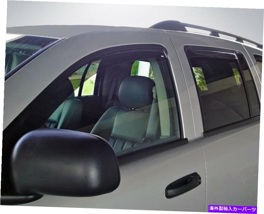 ウィンドウバイザー 2004年から2010年のDodge Durangoのチャンネル換気バイザー In-Channel Vent Visors for 2004 - 2010 Dodge Durango【並行輸入品】