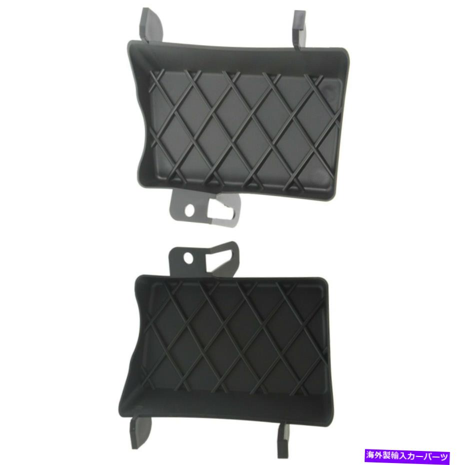 フォグライト 2つの牽引眼のセットカバーフォグライト下部バンパーグリルlh＆rh for jeep 11-13ペア Set of 2 Tow Eye Covers Fog light Lower bumper grill LH & RH For Jeep 11-13 Pair【並行輸入品】