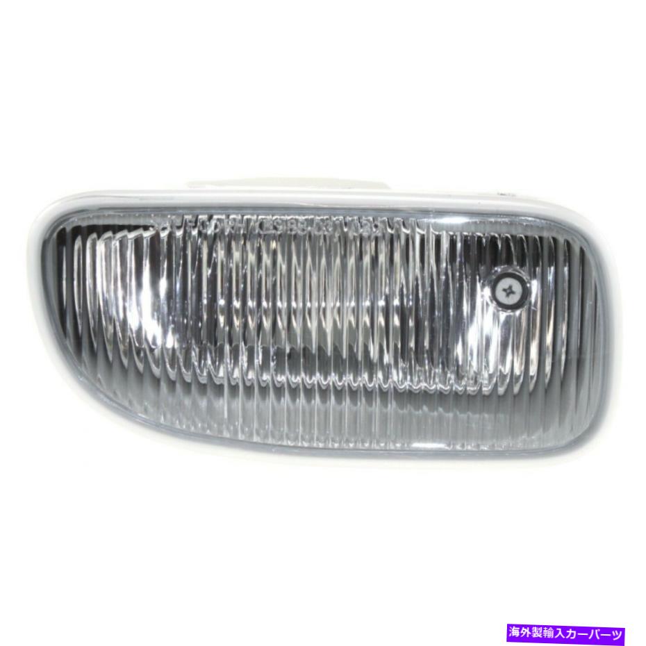 フォグライト 2002-03ジープグランドチェロキーRHプラスチックレンズのクリアレンズフォグライト Clear Lens Fog Light For 2002-03 Jeep Grand Cherokee RH Plastic Lens【並行輸入品】