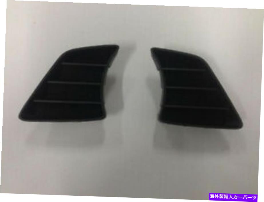 フォグライト 2PCSフロント左＆右フォグランプライトカバーグリルキャップトヨタビーゴ2012-2014 2PCS Front Left & Right Fog Lamp Light Cover Grill Cap For Toyota VIGO 2012-2014【並行輸入品】
