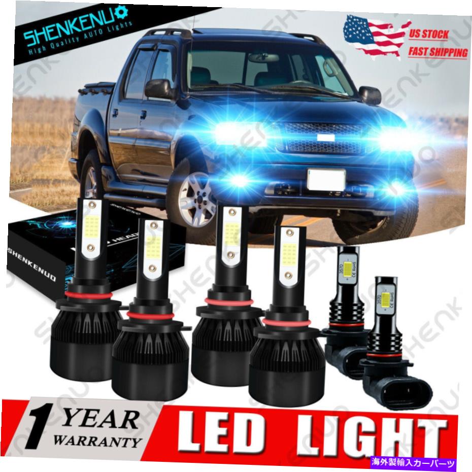 フォグライト Ford Expedition Explorer 2003-2005 8000KコブLEDヘッドライトHI/LOW +FOG LIGHT For Ford Expedition Explorer 2003-2005 8000K COB LED Headlight Hi/Low +Fog Light【並行輸入品】