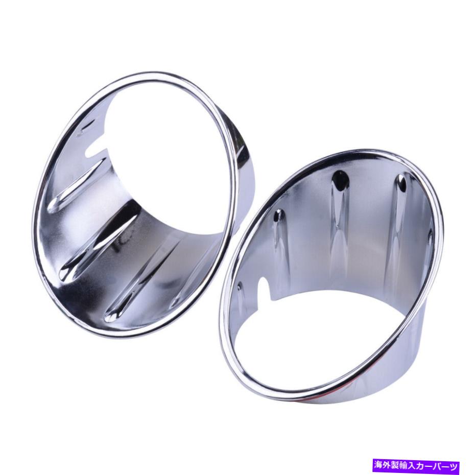 フォグライト 2PCSフロントフォグライトカバーミニクーパーに適したトリム第3世代F55 F56 F57耐久性 2Pcs Front Fog Light Cover Trim Fit For Mini Cooper 3rd Gen F55 F56 F57 Durable【並行輸入品】