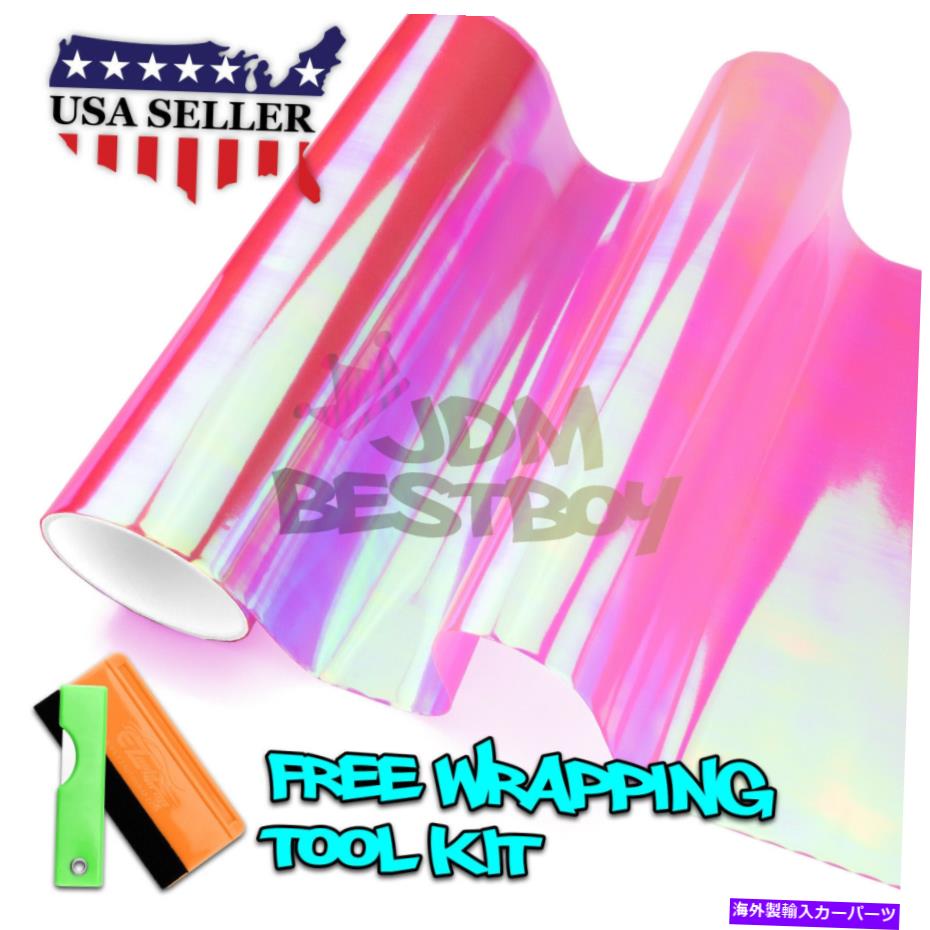 フォグライト *Galaxy Chameleon Neo Chrome Pink Headlight Taillightフォグライトビニールティントフィルム *Galaxy Chameleon Neo Chrome Pink Headlight Taillight Fog Light Vinyl Tint Film【並行輸入品】