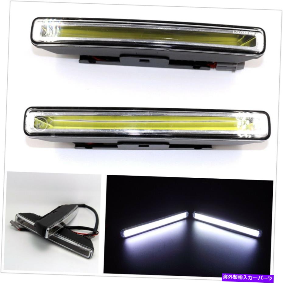 フォグライト 20Wコブ6000KキセノンホワイトLEDライトアルミニウム合金DRLドライビングフォグランプE4マーク 20W COB 6000K Xenon White LED Light aluminum alloy DRL Driving Fog Lamps E4 Mark【並行輸入品】