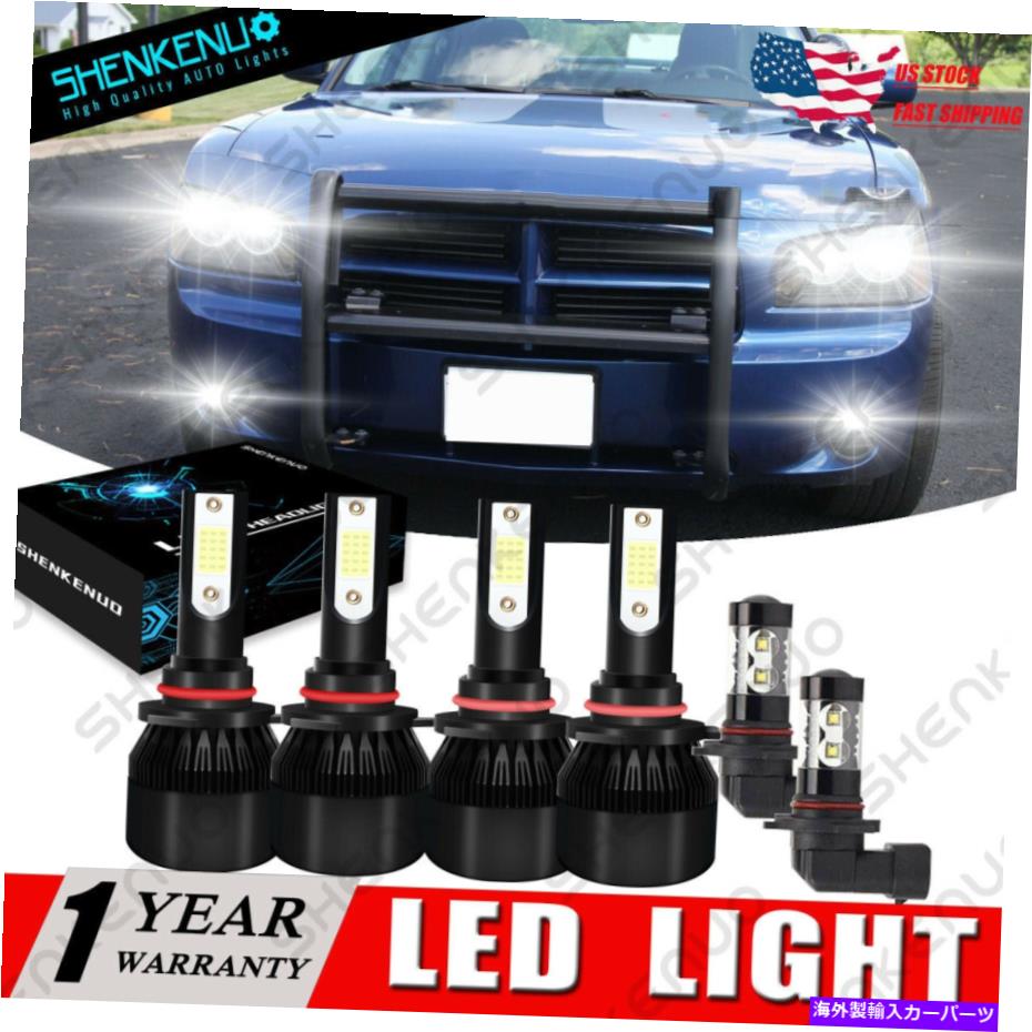 フォグライト ダッジチャージャー2006 2007-2009コンボ6000KフロントLEDヘッドライトHI-LO +フォグランプ For Dodge Charger 2006 2007-2009 Combo 6000K Front LED Headlight Hi-Lo +Fog Lamp【並行輸入品】