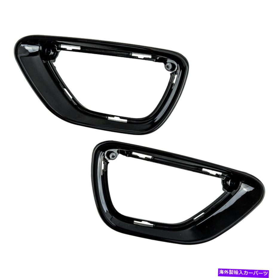 フォグライト 1ペアフロントフォグライトランプカバートリムジープグランドチェロキー2014-2016 NEW 1Pair Front Fog Light Lamp Cover Trim Fit For Jeep Grand Cherokee 2014-2016 New【並行輸入品】