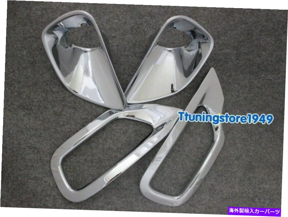 フォグライト Jeep Grand Cherokee 2011 2012 2013のクロムフォグライトカバートリムSRTを除く Chrome Fog Light cover trim For jeep grand cherokee 2011 2012 2013 Except SRT【並行輸入品】