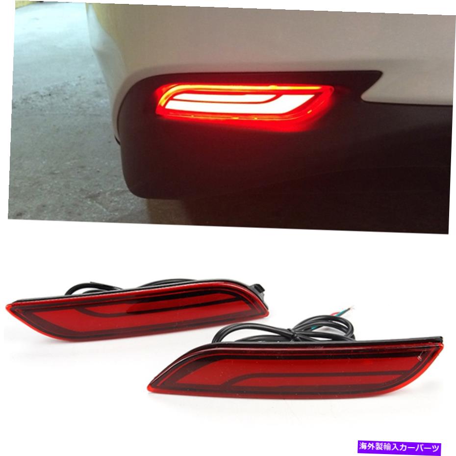 フォグライト 2018年2019年2020トヨタカムリLEDリアフォグライトテールバンパーライトセット For 2018 2019 2020 Toyota Camry LED Rear Fog Light Tail Bumper Light Sets【並行輸入品】