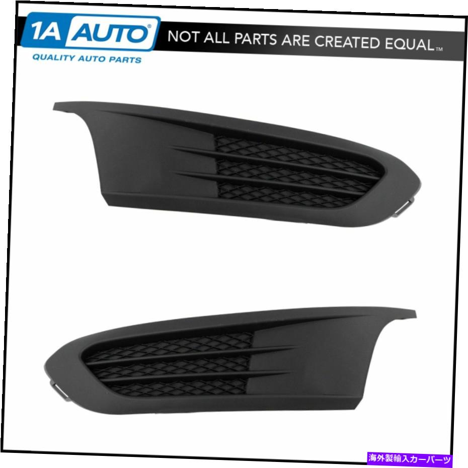 フォグライト フォグライトランプホールカバー付きクロムトリムLH HRペアフォルクスワーゲンジェッタ新しい Fog Light Lamp Hole Cover with Chrome Trim LH HR Pair for Volkswagen Jetta New【並行輸入品】