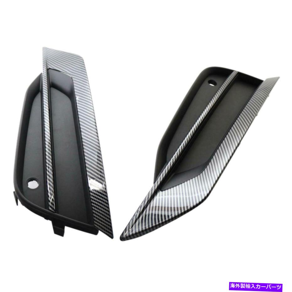 フォグライト ボルボS90 V90交換用の1ペアフロントバンパーフォグライトグリル 1 Pair Front Bumper Fog Light Grille for Volvo S90 V90 Replacement【並行輸入品】