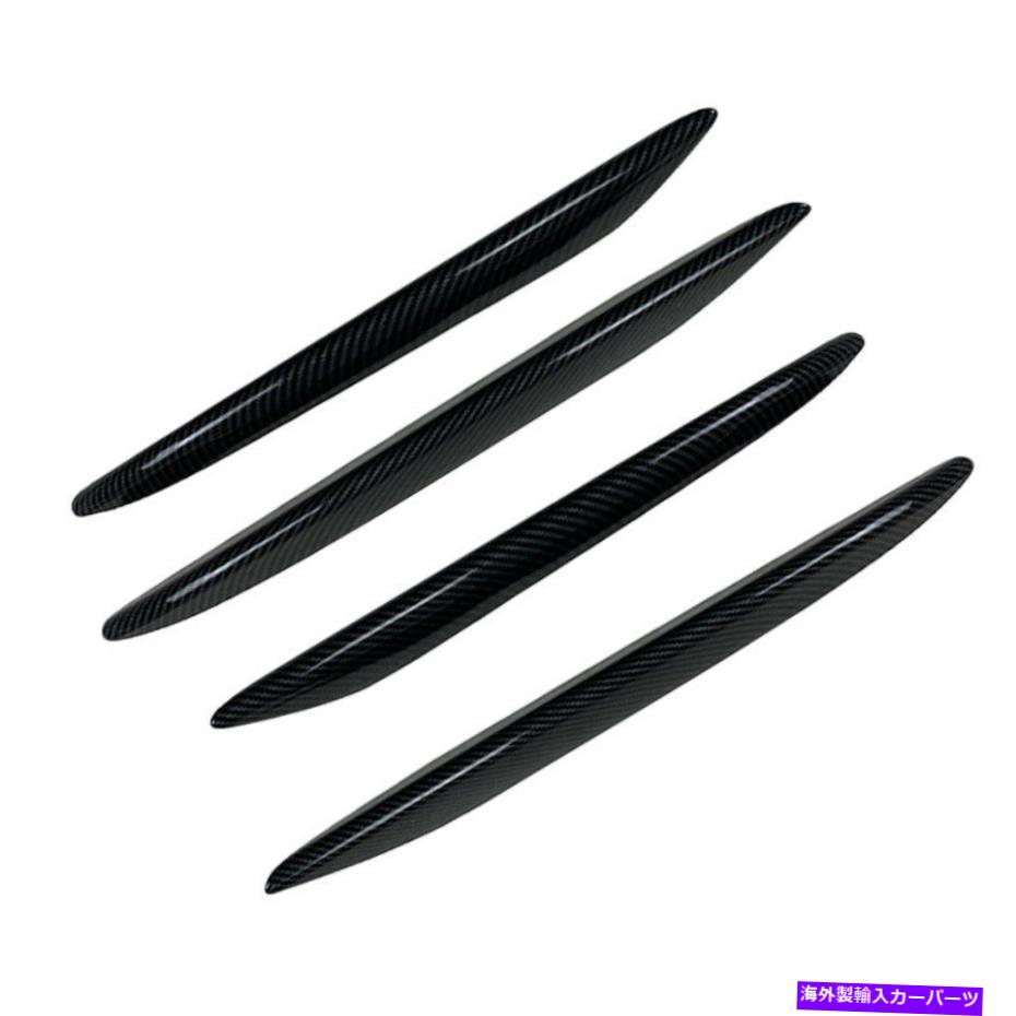 フォグライト 4PCSフロントフォグライトエアベントグリルトリムカバーメルセデスEクラスW213にフィット 4pcs Front Fog Light Air Vent Grille Trim Cover Fit for Mercedes E-Class W213【並行輸入品】