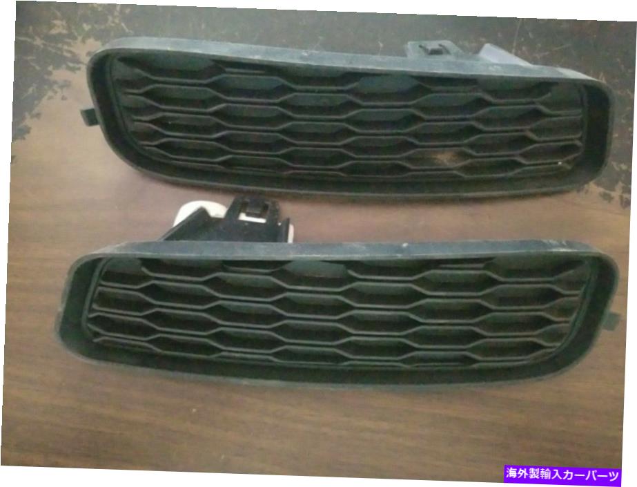 フォグライト フロントバンパーフォグライトホールカバー2011-2014ダッジアベンジャーのlh rhh FRONT BUMPER FOG LIGHT HOLE COVERS SET LH RH FOR 2011-2014 DODGE AVENGER【並行輸入品】