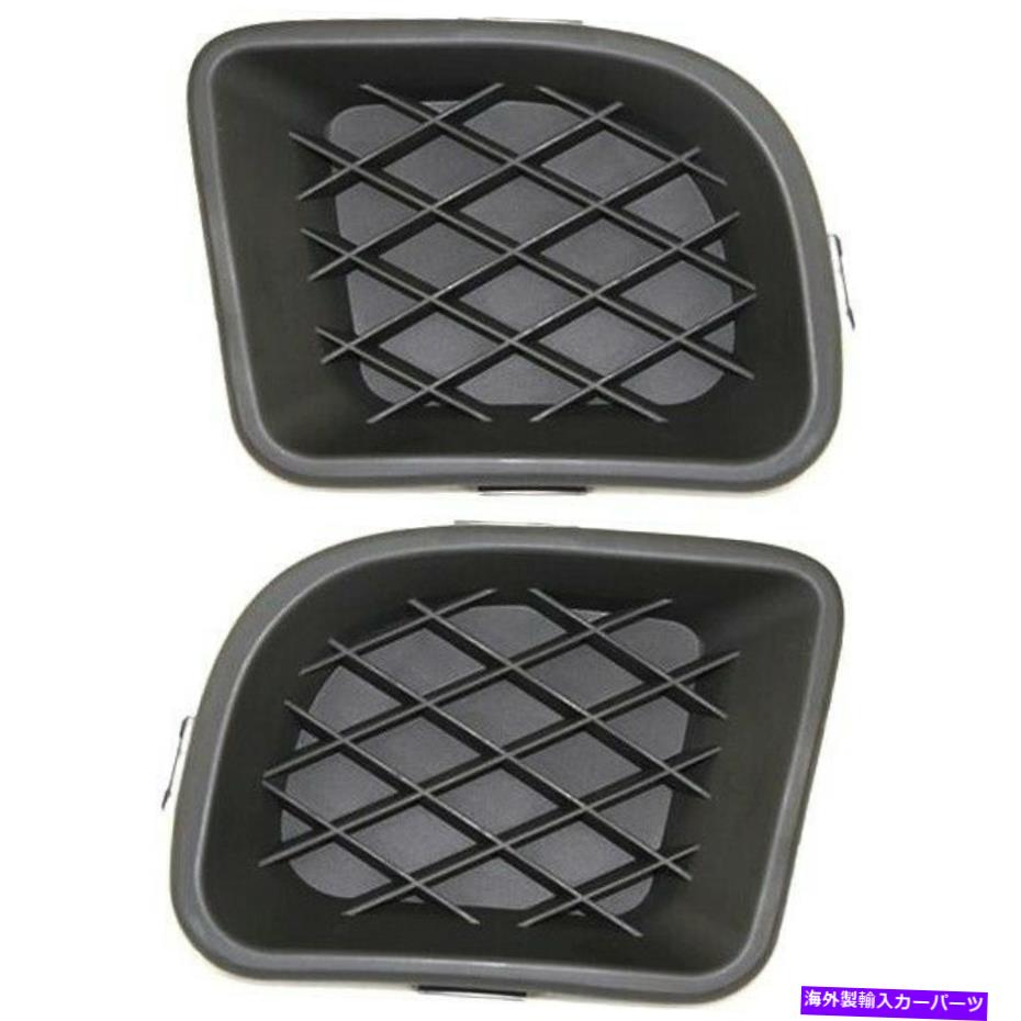 フォグライト 2つのフォグライトのペアセットは、左と右のLH＆RH CH1038117、CH1039117をカバーしています Pair Set of 2 Fog Light Covers Front Left-and-Right LH & RH CH1038117, CH1039117【並行輸入品】