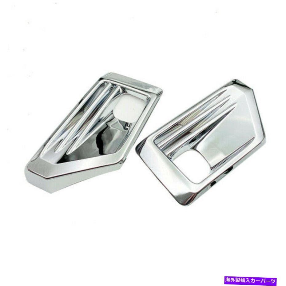 フォグライト クロムフロントフォグライトランプカバートリムフィットトヨタRAV4アドベンチャー2019 2020 2021 Chrome Front Fog Light Lamp Cover Trim Fits Toyota RAV4 Adventure 2019 2020 2021【並行輸入品】