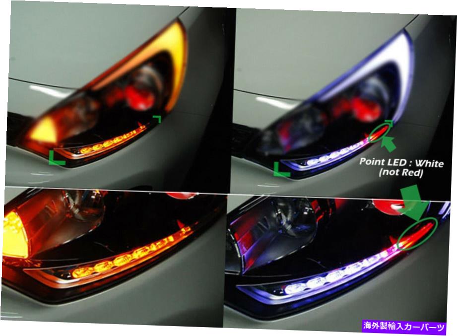 アイライン LED 2way Head Light Eye Line DIYキットモジュールLH RH RH RH RH LED 2way Head Light Eye Line DIY Kit Module LH RH for 2012 2014 Kia Rio 5DR【並行輸入品】