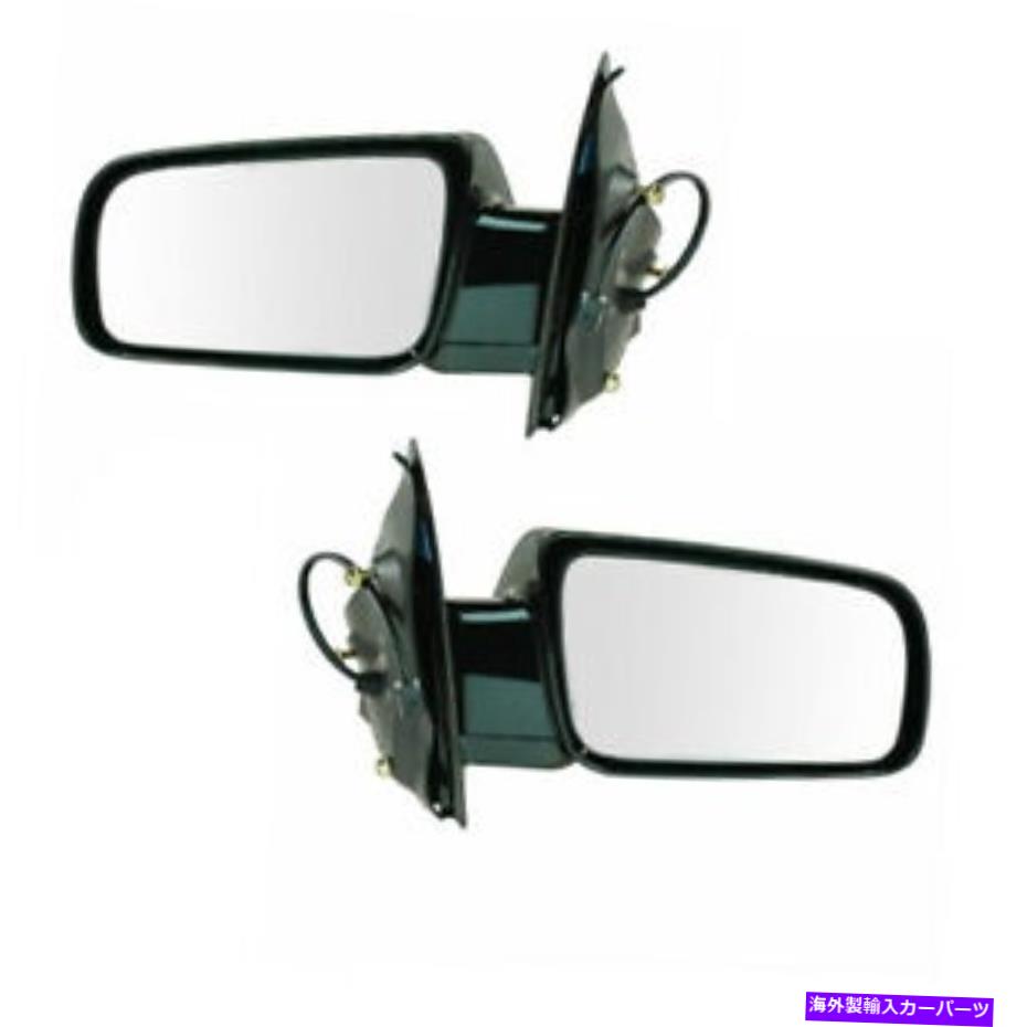 アイライン 00-05 AstroSafari Van Reace Door Mirror Power非加熱ブラックセットペア For 00-05 Astro Safari Van Rear View Door Mirror Power Non-Heated Black SET PAIR【並行輸入品】