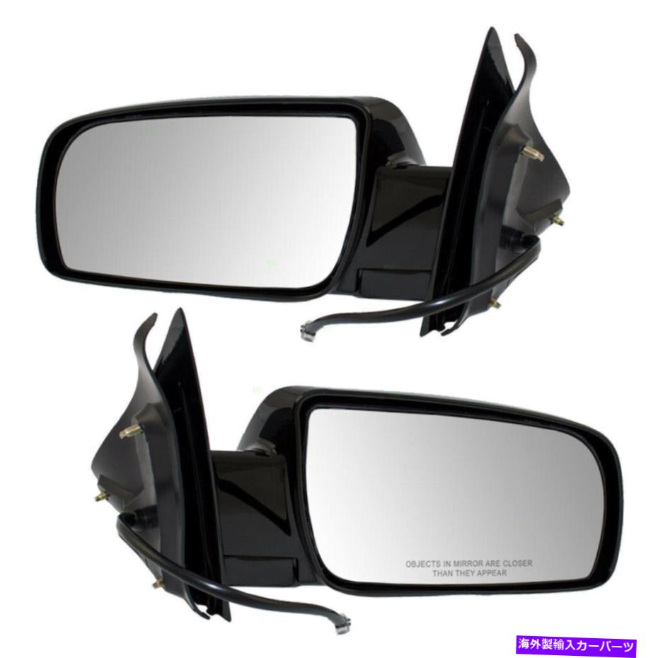 アイライン パワードアミラーセットフィット88-98 GMCサファリシボレーアストロの下のペア Power Door Mirrors Set fits 88-98 GMC Safari Chevrolet Astro Below Eyeline Pair【並行輸入品】