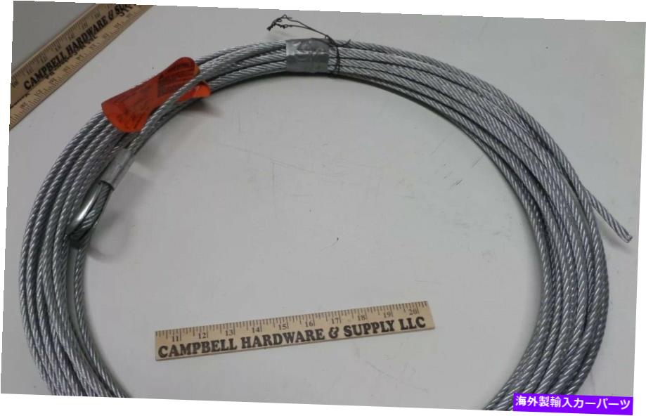 アイライン ウィンチワイヤーラインプルケーブルチョーカーとシンブルアイガック5/16 x 100 '亜鉛メッキ Winch Wire Line Pull Cable Choker with Thimble Eye GAC 5/16 x 100' Galvanized【並行輸入品】