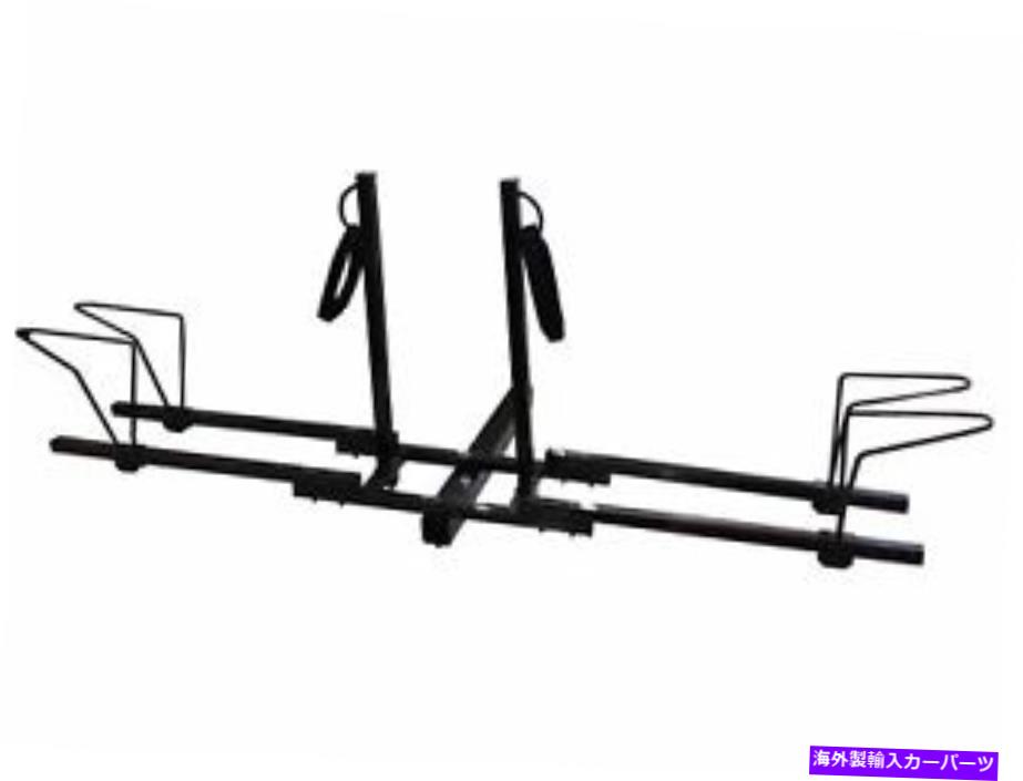 USサイクルキャリア デュアルツインローワーマウントバイク自転車トレーラーヒッチマウントキャリアラック Dual Twin Lower Mount Bike Bicycle Trailer Hitch Mount Carrier Rack【並行輸入品】