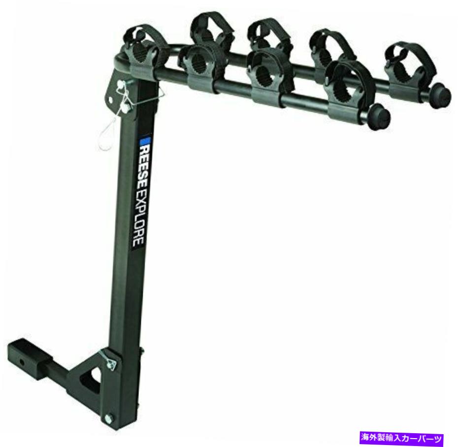 USサイクルキャリア リースは1393100Gヒッチマウントティルトアウェイ4バイクキャリアブラック Reese Explore 1393100G Hitch Mount Tilt-Away 4 Bike Carrier Black【並行輸入品】