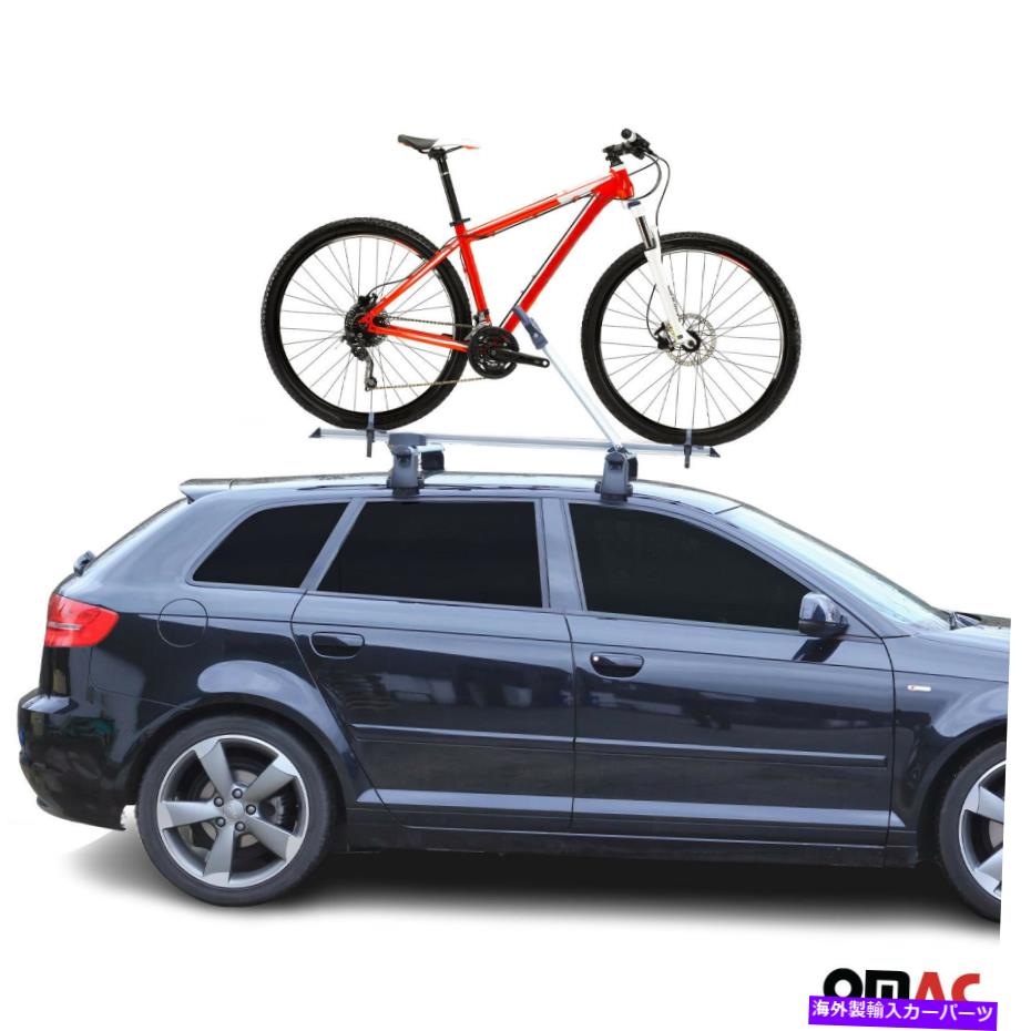 USサイクルキャリア 自転車キャリアルーフマウントアルミニウム自転車ラックサイクリングホルダーカートラックSUV Bike Carrier Roof Mount Aluminum Bicycle Rack Cycling Holder Car Truck SUV【並行輸入品】
