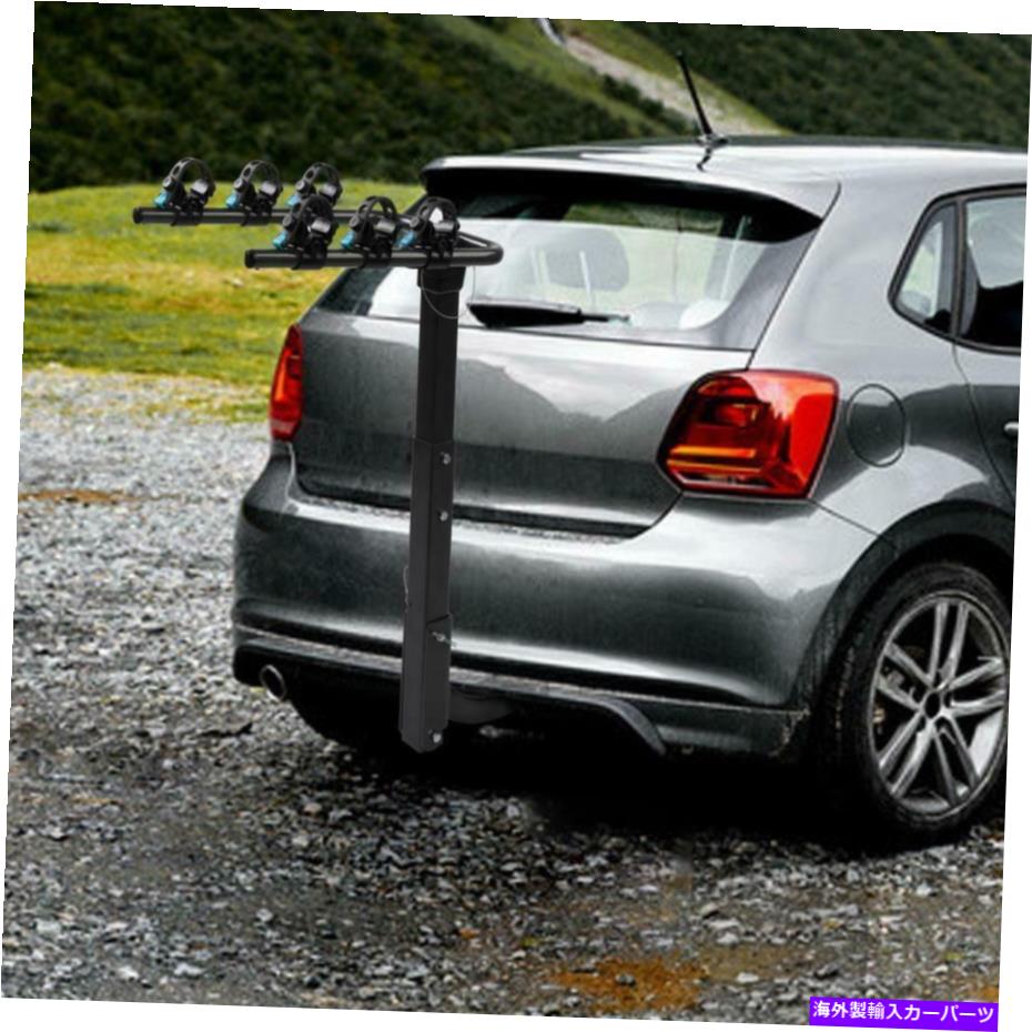 USサイクルキャリア 3バイクキャリアラックヒッチマウントスイングスイングレシーバー自転車の自動車SUV 3-Bike Carrier Rack Hitch Mount Swing Down Receiver Bicycle For Car SUV【並行輸入品】