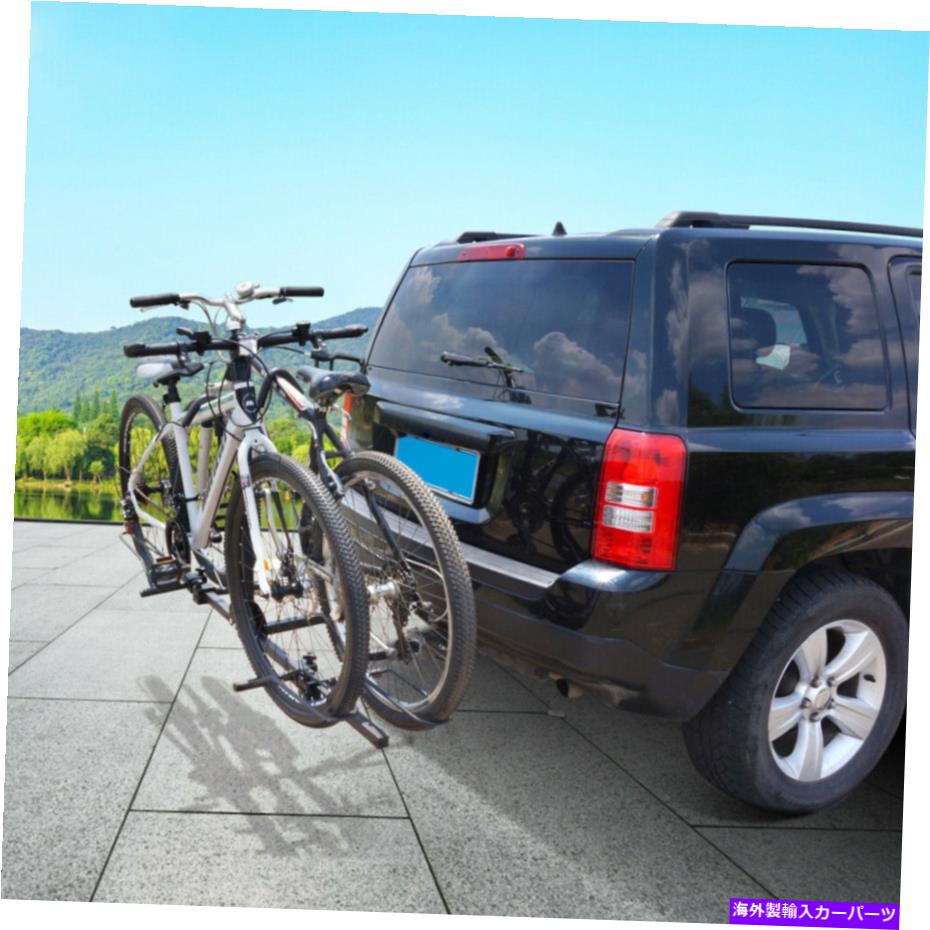 USサイクルキャリア 2自転車自転車キャリアヒッチラックレシーバー2 ''ヘビーデューティマウントラックトラックSUV 2 Bike Bicycle Carrier Hitch RACK Receiver 2'' Heavy Duty Mount Rack Truck SUV【並行輸入品】